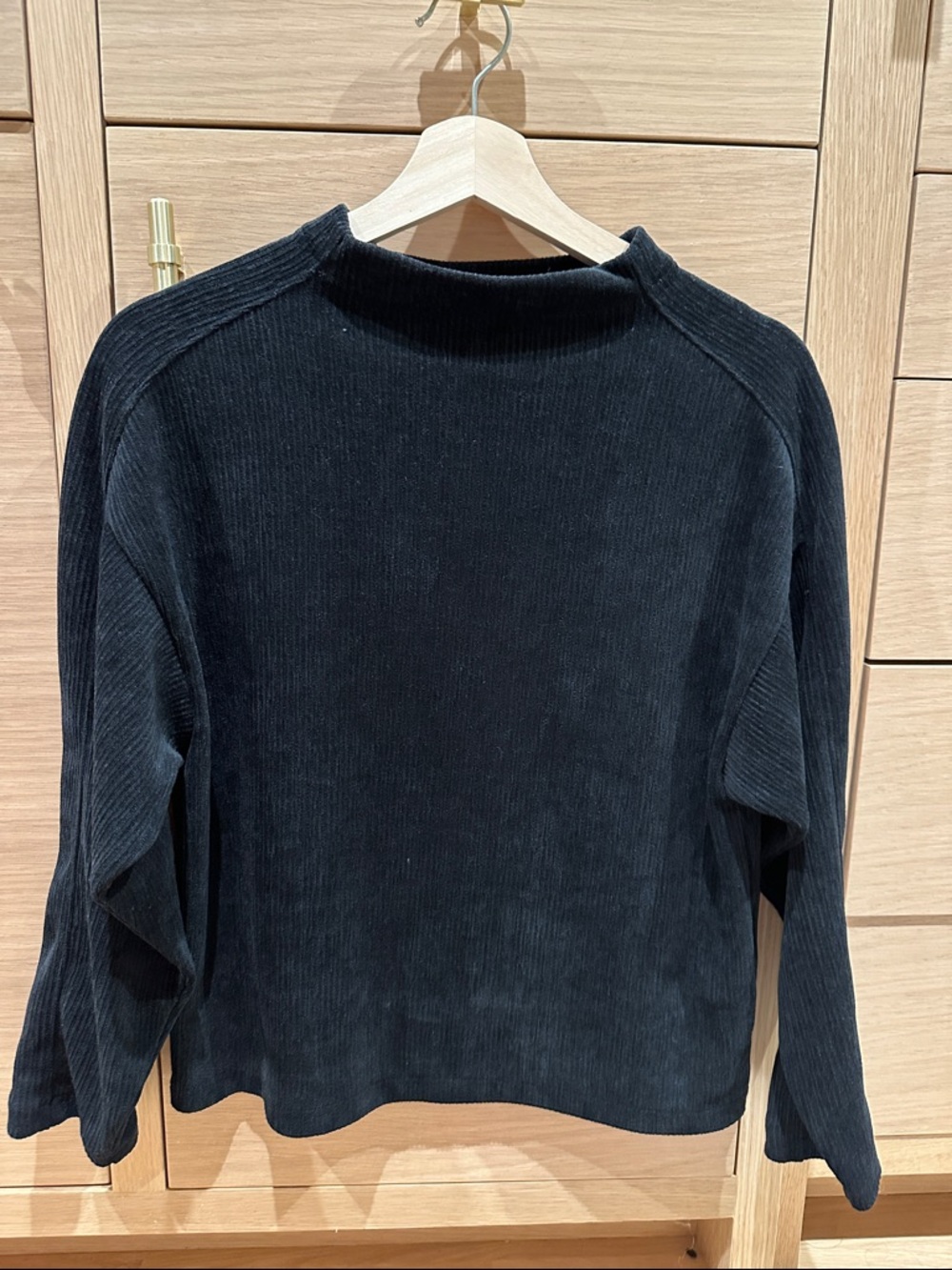 Madewell Black Ribbed Pullover Sweater